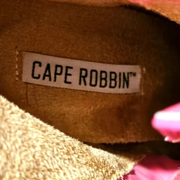Cape Robbin Patent High Heel Lug Sole Lace Up Pink Boot Sz 5.5 - Picture 10 of 12